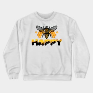 Bee Happy Crewneck Sweatshirt